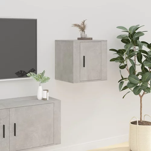  Zidni TV ormarić siva boja betona 40x34,5x40 cm