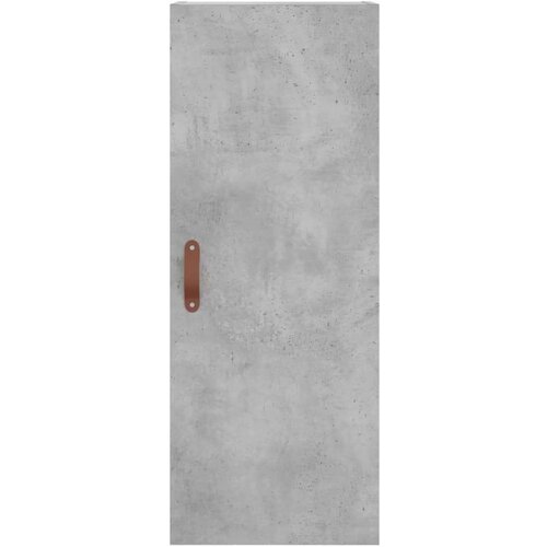 VidaXL Visoka komoda siva betona 34 5x34x180 cm od konstruiranog drva Slike