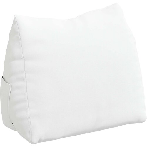 vidaXL Poglavni vzglavnik Bela 45 x 20 x 35 cm blago Cene