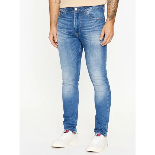 Tommy Jeans Jeans hlače Simon DM0DM16636 Modra Skinny Fit