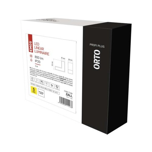  LED linearno svetilo ORTO LCON, 8W, nevtralno bela Cene