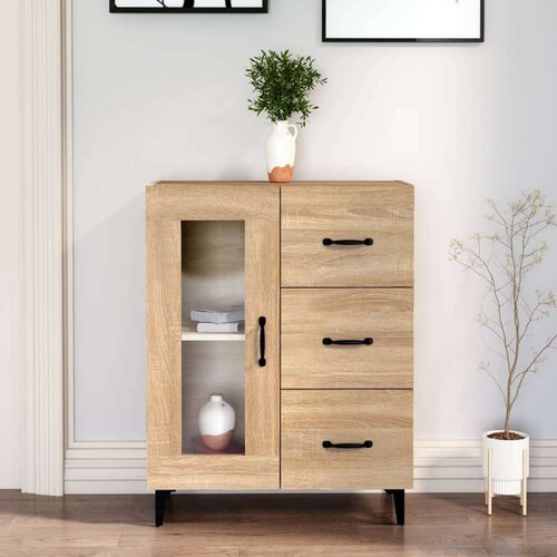  Komoda boja hrasta sonome 69 5x34x90 cm od konstruiranog drva Cene