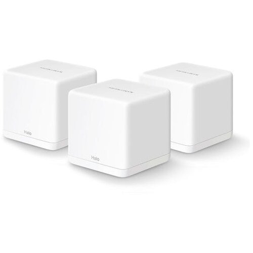  Mercusys Halo H30G(3-pack) AC1300 Whole Home Mesh Wi-Fi System, 400 Mbps at 2.4 GHz + 867 Mbps at 5 GHz, 2&times; Internal Anteas, 2&times; Gigabit Ports per Un Cijene