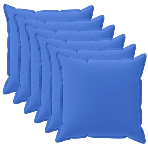 Jastuk s jastukom HOUTEN 6 kom. Kraljevsko plava Poliester - Kraljevski plava 30 x 30 cm 6 Slike