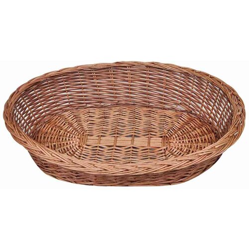 VidaXL ko&amp;scaron;ara za psa / krevet za ljubimce od vrbe prirodna boja 90 cm Slike