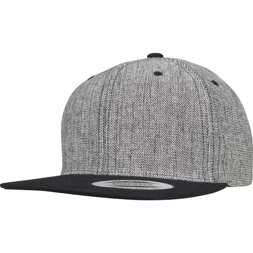 Flexfit Melange Solid Snapback black melange/black