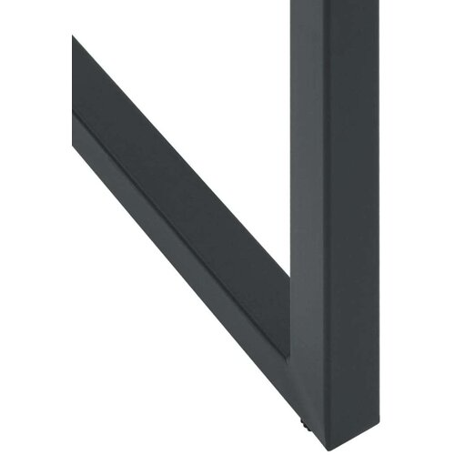 VidaXL barski stolci 4 kom crni 38x38x80 cm od čelika obloženog prahom Slike