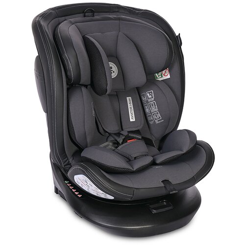 Lorelli Bertoni autosedi&amp;scaron;te aviator i-size isofix sivo Slike