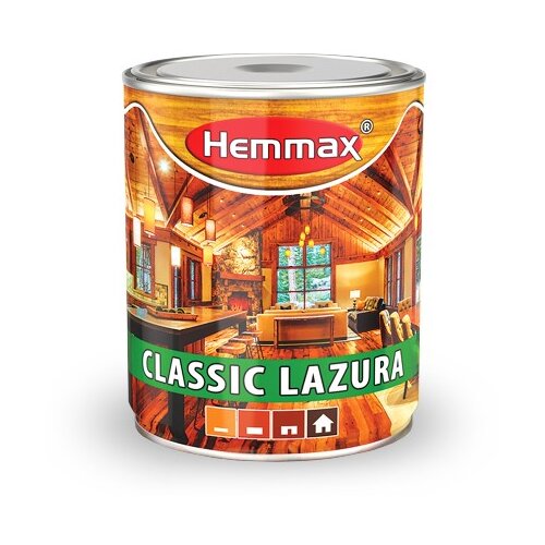 Hemmax Lazura bez laka za drvo, 2.5L, Ebonos Cene