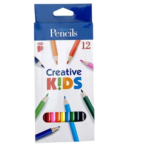 ICO Creative Kids &scaron;esterokutni oblik bojice set od 12kom Cijene