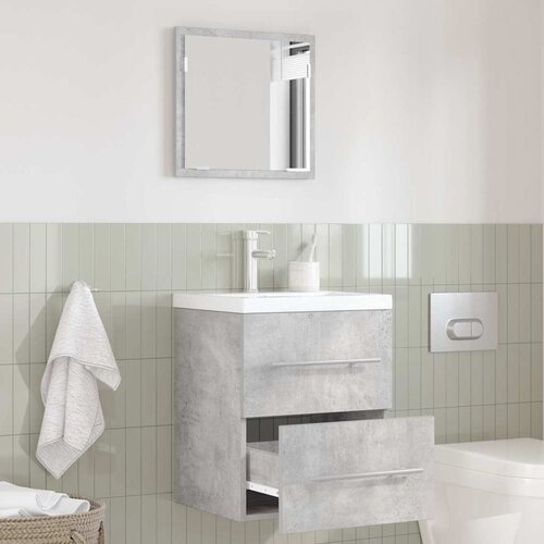  Set namje&scaron;taja za kupaonicu s ladicama Siva 41 x 38,5 x 48 cm Cijene