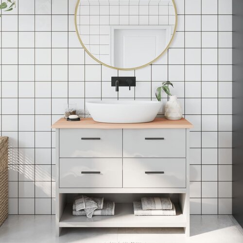 VidaXL Kopalni&amp;scaron;ki pult 100x40x2 cm neobdelan trden les Slike