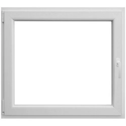 PVC prozor s kvakom (Š x V: 100 x 90 cm, DIN lijevo, Bijele boje)