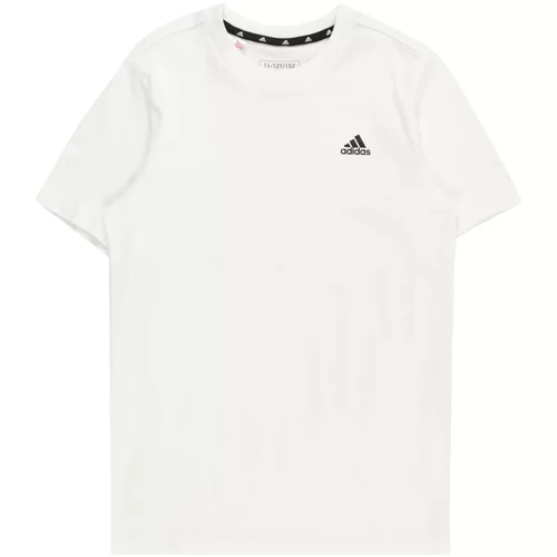ADIDAS SPORTSWEAR Funkcionalna majica 'Essentials Small Logo' črna / bela