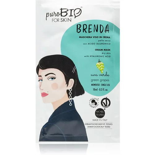 puroBIO cosmetics forSKIN Brenda Cream Mask Dry Skin - 03 Grožđe