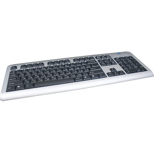 A4Tech x-slim wather proof tastatura PS/2 qwerty engleski crno, srebrno Slike