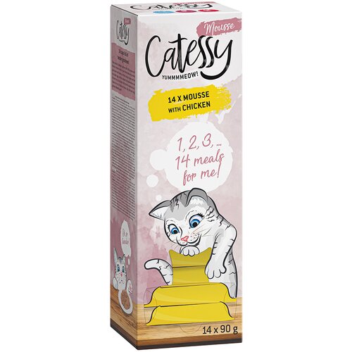 Catessy mousse u zdjelici 14 x 90 g - Piletina Cijene