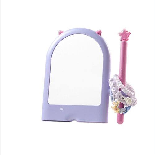 INF Namizno ogledalo za ličenje z držalom za elastike, nastavljivo in HD Purple, (5000506117) Slike
