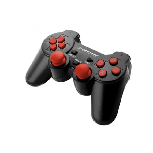 Game Pad ESPERANZA CORSAIR, vibration, PS2/PS3/PC, USB, black/red, EGG106R