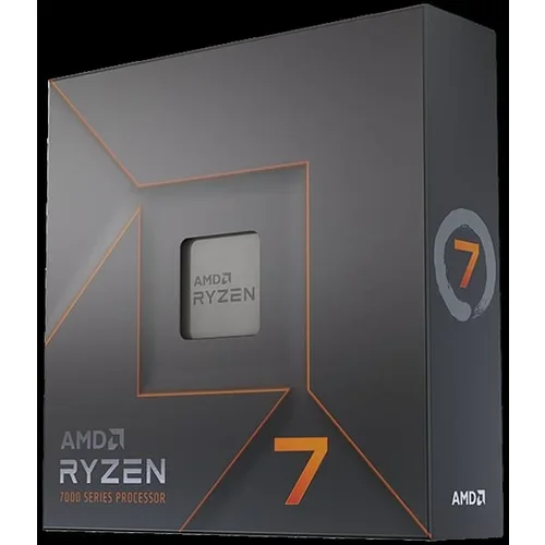 AMD CPU Desktop Ryzen 7 8C/16T 7700X 4.5/5.0GHz Boost40MB105WAM5 box with Radeon Graphics