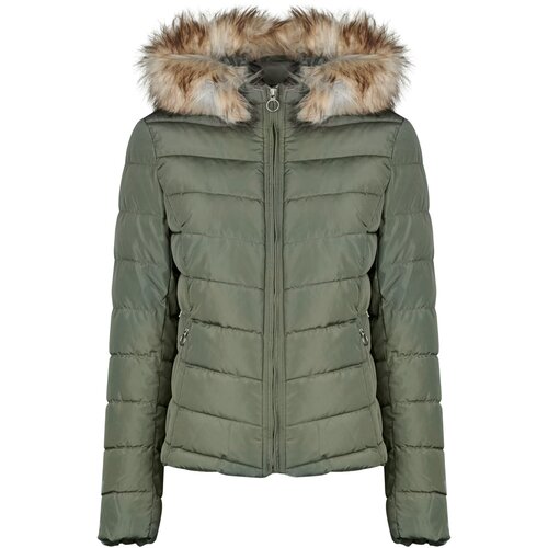 Only ONLELLAN QUILTED HOOD JACKET CC OTW Kaki Slike