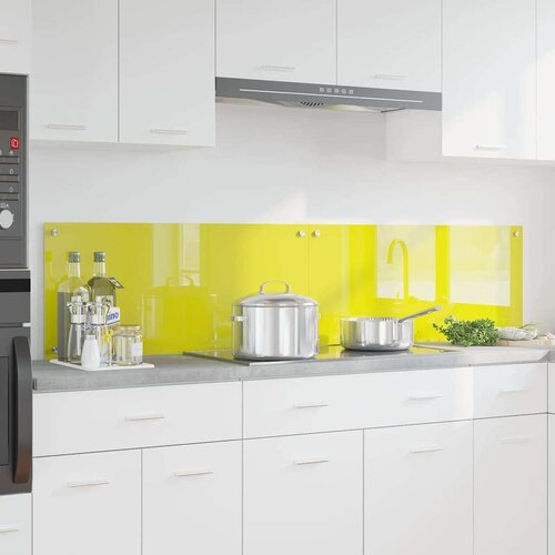  Za&amp;scaron;čita za kuhinjo 2 pcs Rumena 90 x 40 cm kaljeno steklo, (5000070054) Slike
