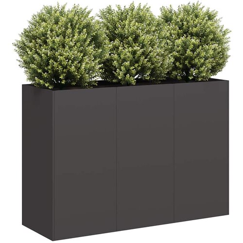 VidaXL Sadilica crna 120x40x80 cm od hladno valjanog čelika Slike