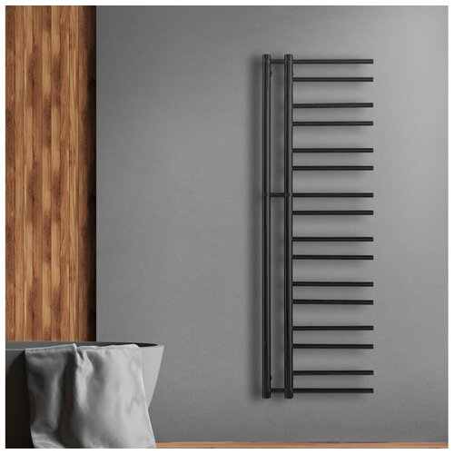  p.m.h. T2B - pe&scaron;kirni ljestvičasti radijator za kupatilo theia 352W 154 cm desni/crni Cene