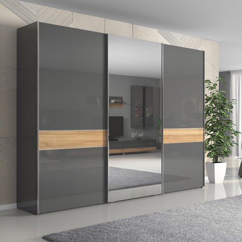 Jela omara z ogledalom Kalla Onyx 280 cm Slike