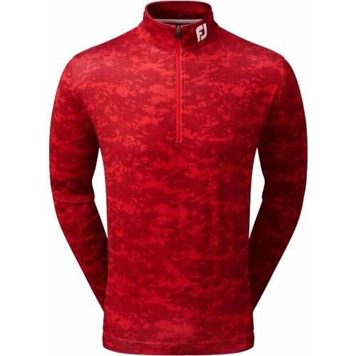 Footjoy Cloud Camo Mens Midlayer Racing Red 2XL Slike