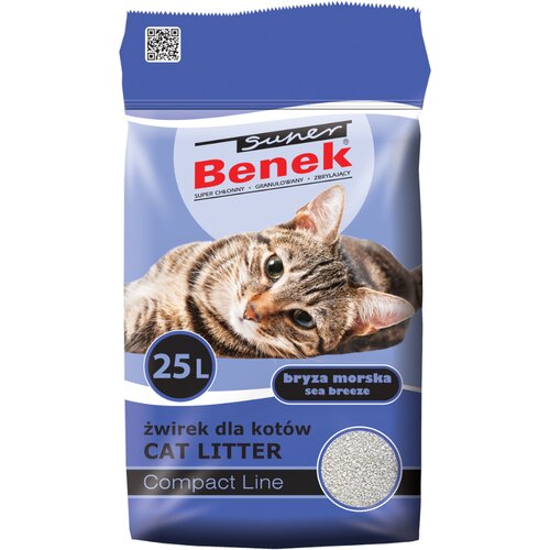 Super Benek Compact z vonjem morske sapice - 25 l (pribl. 20 kg) Cene