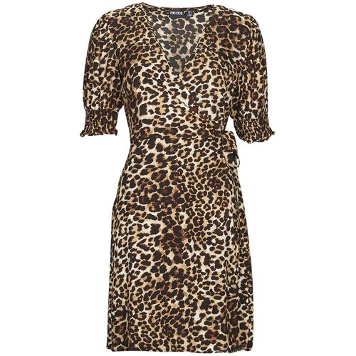 Pieces PCTALA 2/4 WRAP DRESS Multicolour Slike