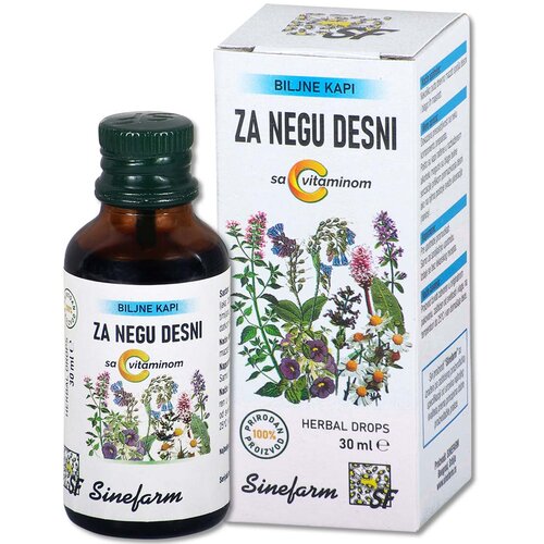 Sinefarm Kapi za negu desni sa C vitaminom 30 ml Slike