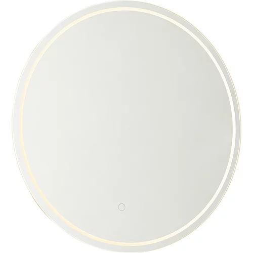 QAZQA Moderno kopalniško ogledalo 60 cm z LED in zatemnitvijo na dotik - Sebas