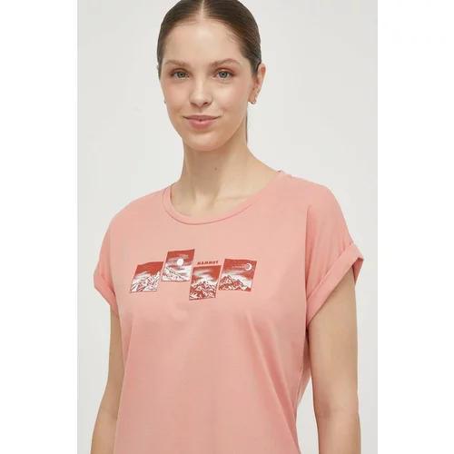 Mammut Športna kratka majica Mountain roza barva