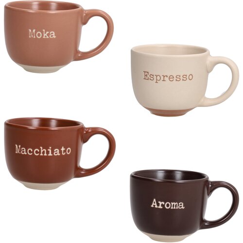 Tognana Set od 4 &amp;scaron;oljice Cindy Barista, 10 cl, &amp;Scaron;areni Slike