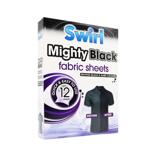 SWIRL Maramice za očuvanje boje crnog ve&amp;scaron;a 12/1 Slike