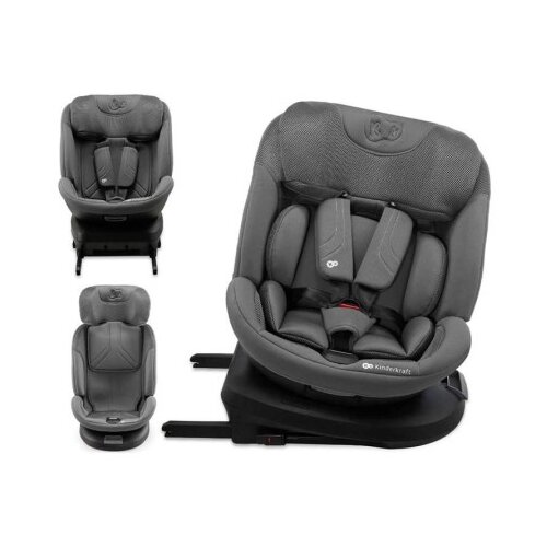 Kinderkraft autosediste xpedition3 i-size 40-150cm grey ( KCXPED03GRY0000 ) Slike