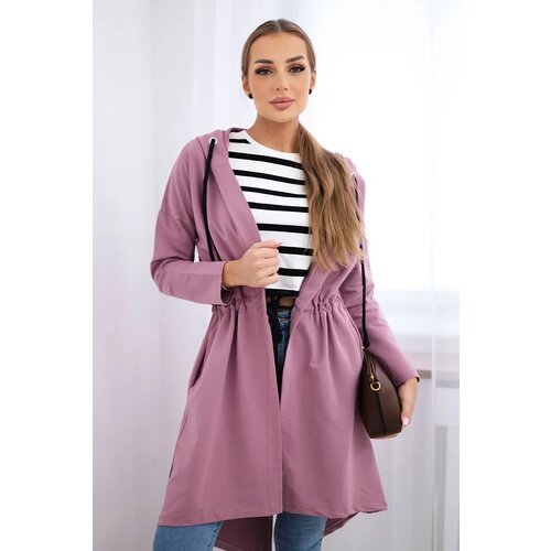 Kesi Coatee with longer back dark pink Cene