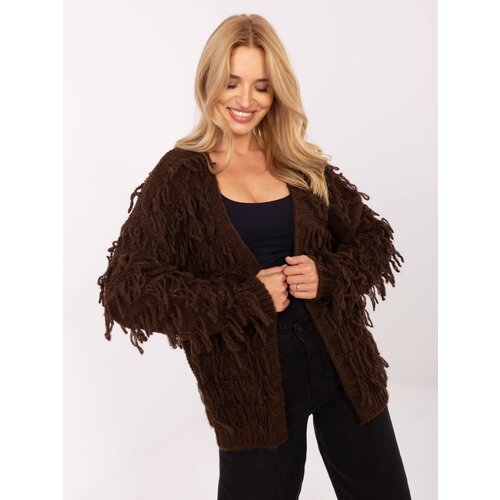 RUE PARIS Sweater-MI-SW-1308.21-brown Slike