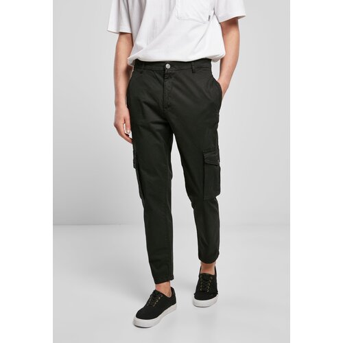 Urban Classics Tapered Cargo Pants Black Slike