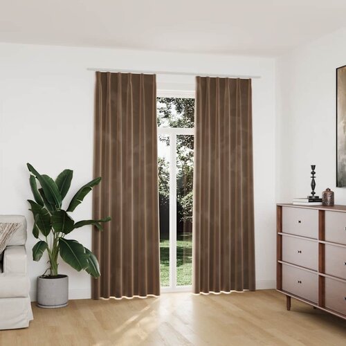  Zavjese za zamračivanje 2 kom bar&scaron;unaste bež 140 x 225 cm Cijene