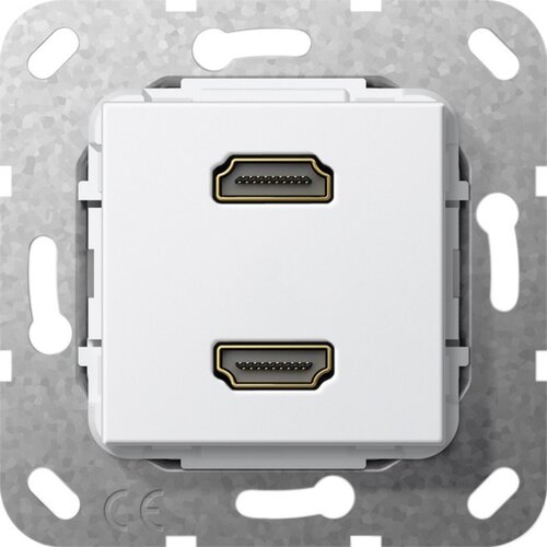 Gira HDMI 2-kanalni kabelski obroč za menjavo spola 567103, (20892246) Slike