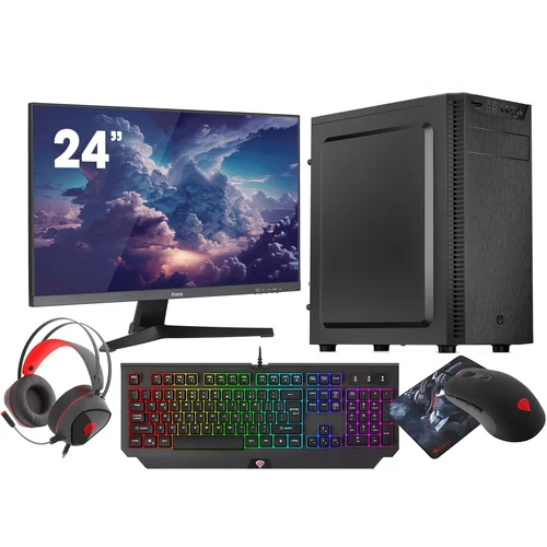 VIST PC Gaming Ryzen 5 5600G - RAM 16Gb - SSD 1TB M.2 - WIFI - 24" - W11 Pro, (21553993)