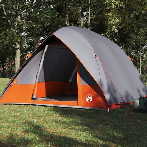  Kamping &amp;scaron;ator Siva i narančasta 320 x 275 x 190 cm taft Slike
