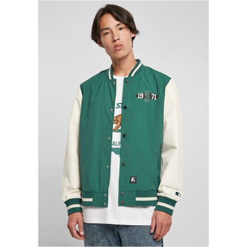 Starter Black Label Starter Nylon College Jacket darkfreshgreen/palewhite Slike