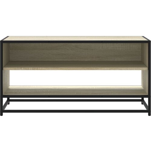  ormarić boja hrasta 91x40x46 cm konstruirano drvo i metal Slike