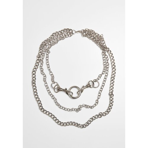 Urban Classics Accessoires Silver necklace with carabiner Cene