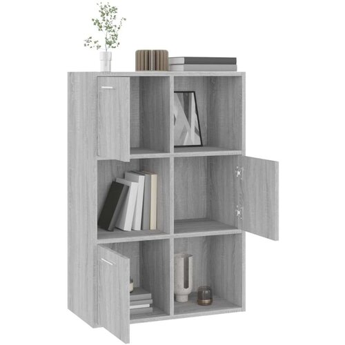 VidaXL omara za shranjevanje siva sonoma 60x29,5x90 cm Slike