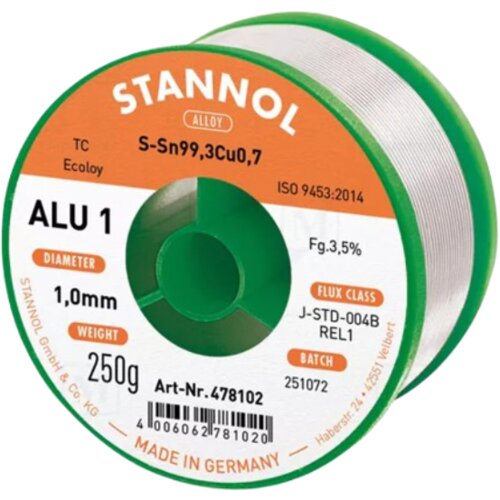 Tinol kalaj za lemljenje za aluminijum 1mm 250g STANOL ALU1 Cijene